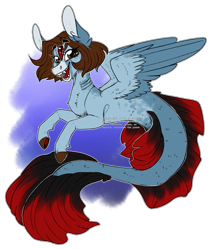 Size: 1231x1453 | Tagged: safe, artist:wolfs42, derpibooru import, oc, oc only, oc:skky, merpony, sea pony, simple background, solo, transparent background