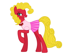 Size: 6214x5232 | Tagged: safe, artist:aborrozakale, derpibooru import, oc, oc:tickle blossom, earth pony, pony, absurd resolution, clothes, female, mare, shirt, simple background, skirt, solo, transparent background, vector