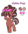 Size: 900x1088 | Tagged: safe, artist:andy-hazards, derpibooru import, oc, oc only, oc:cake pop, earth pony, pony, base used, bow, female, filly, hair bow, offspring, parent:cheese sandwich, parent:pinkie pie, parents:cheesepie, simple background, solo, transparent background