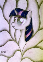 Size: 1991x2822 | Tagged: safe, artist:ponystarpony, twilight sparkle, bust, portrait, solo, traditional art