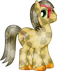 Size: 3000x3720 | Tagged: safe, artist:uponia, oc, oc only, oc:woodchip, cutie mark, looking at you, simple background, smiling, solo, transparent background, vector