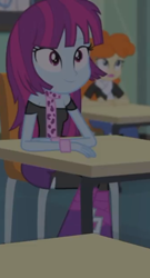 Size: 340x630 | Tagged: safe, derpibooru import, screencap, golden hazel, mystery mint, better together, equestria girls, the last day of school, background human, cropped, female