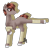 Size: 1858x1822 | Tagged: safe, artist:spokenmind93, derpibooru import, oc, adoptable, bucking, hitmonlee, pokémon, pokémon red and blue, ponikemon, ponymon, raised leg, signature, simple background, solo, transparent background