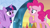 Size: 640x360 | Tagged: safe, derpibooru import, screencap, pinkie pie, twilight sparkle, twilight sparkle (alicorn), alicorn, equestria girls, crystal empire, frown