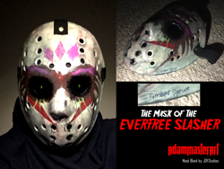 Size: 1640x1230 | Tagged: safe, artist:adammasterart, derpibooru import, gaea everfree, gloriosa daisy, timber spruce, equestria girls, legend of everfree, crossover, custom, everfree slasher, friday the 13th, hockey mask, irl, jason voorhees, mask, photo, story included, toy