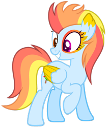 Size: 1024x1195 | Tagged: safe, artist:bloodlover2222, derpibooru import, oc, oc:fiery spring, pegasus, pony, female, mare, simple background, solo, transparent background