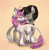 Size: 1890x1933 | Tagged: safe, artist:skycolor-sc, derpibooru import, oc, oc only, oc:tarot, oc:xor, classical unicorn, sphinx, unicorn, boop, cloven hooves, couple, curved horn, cute, ear piercing, female, floppy ears, fluffy, heart, hooves, interspecies, leonine tail, long tail, male, mare, noseboop, oc x oc, paws, piercing, romantic, shipping, simple background, smiling, sphinx oc, straight, taror, unshorn fetlocks, wings