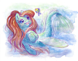Size: 500x395 | Tagged: safe, artist:annapommes, derpibooru import, pony, ariel, ponified, solo, the little mermaid