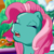 Size: 500x500 | Tagged: safe, derpibooru import, screencap, minty, pony, a very minty christmas, g3, cropped, eyes closed, female, mare, open mouth, out of context, solo