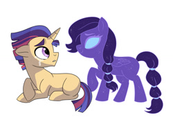 Size: 1024x707 | Tagged: safe, artist:cascayd, derpibooru import, oc, oc:comet, oc:starswirl, colt, crying, foal, male, offspring, parent:flash sentry, parent:twilight sparkle, parents:flashlight, spirit