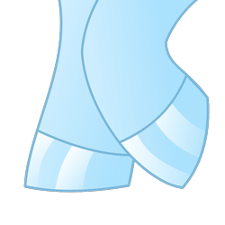 Size: 1000x1000 | Tagged: safe, pony, .svg available, blue, hooves, shiny, shiny hoofs, simple background, solo, svg, transparent background, vector