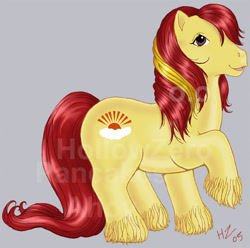 Size: 520x516 | Tagged: safe, artist:hollowzero, sunburst, g1, mountain boy ponies, solo