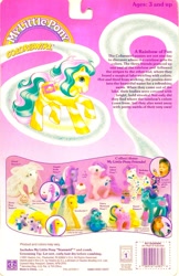 Size: 752x1164 | Tagged: safe, derpibooru import, g1, backcard, colorswirl ponies, g1 backstory, official