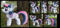 Size: 3705x1754 | Tagged: safe, artist:peruserofpieces, twilight sparkle, twilight sparkle (alicorn), alicorn, pony, irl, photo, plushie, solo