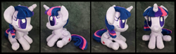 Size: 4421x1357 | Tagged: safe, artist:xnightmelody, twilight sparkle, twilight sparkle (alicorn), alicorn, pony, chibi, cute, irl, photo, plushie, solo