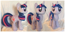 Size: 2011x996 | Tagged: safe, artist:sophillia, twilight sparkle, irl, photo, plushie, solo