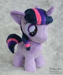 Size: 1608x1912 | Tagged: safe, artist:pinkuart, twilight sparkle, filly, filly twilight sparkle, irl, photo, plushie, solo