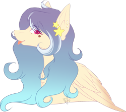 Size: 1547x1372 | Tagged: safe, artist:mauuwde, derpibooru import, oc, pegasus, pony, bust, female, mare, portrait, simple background, solo, tongue out, transparent background