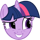 Size: 40x40 | Tagged: safe, twilight sparkle, pony, emoticon, fake smile, floppy ears, gritted teeth, simple background, solo, transparent background, unsure, vector