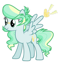 Size: 1377x1505 | Tagged: safe, artist:spectrumnightyt, derpibooru import, oc, oc:ocean trail, pegasus, pony, female, mare, offspring, parent:sky stinger, parent:vapor trail, parents:vaporsky, showcase, simple background, solo, transparent background