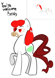 Size: 1000x1414 | Tagged: safe, artist:bendyrulz, artist:binkyt11, oc, oc only, pony, facial hair, male, moustache, old art is old, redraw, solo, stallion