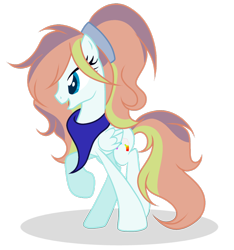 Size: 1024x1096 | Tagged: safe, artist:mintoria, derpibooru import, oc, oc:spectrum cloud, pegasus, pony, female, mare, simple background, solo, transparent background