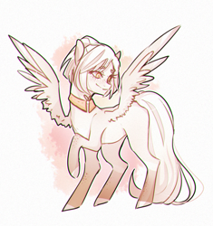 Size: 2123x2256 | Tagged: safe, artist:co11on-art, derpibooru import, oc, oc only, pegasus, pony, smiling, solo