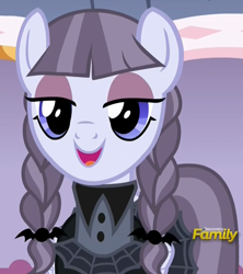 Size: 946x1065 | Tagged: safe, screencap, inky rose, pegasus, pony, honest apple, clothes, cropped, cute, discovery family logo, female, inkabetes, mare, smiling, solo, when she smiles