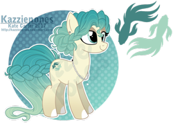 Size: 1024x735 | Tagged: safe, artist:kazziepones, oc, oc only, oc:coral waves, earth pony, pony, female, mare, piercing, reference sheet, simple background, smiling, solo, transparent background