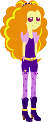 Size: 937x2364 | Tagged: safe, artist:kingdark0001, derpibooru import, adagio dazzle, equestria girls, rainbow rocks, clothes, female, pointy people, simple background, solo, transparent background