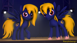 Size: 3840x2160 | Tagged: safe, artist:navyivizer47, derpibooru import, oc, oc only, oc:naveen numbers, oc:navy numbers, pegasus, pony, 3d, brother and sister, female, looking at you, male, rule 63, siblings, source filmmaker, unshorn fetlocks