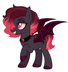 Size: 1024x1092 | Tagged: safe, artist:_spacemonkeyz_, derpibooru import, oc, pony, vampony, bat wings, female, simple background, solo, transparent background