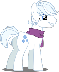 Size: 4107x5000 | Tagged: safe, artist:dashiesparkle, double diamond, earth pony, pony, to where and back again, .svg available, absurd resolution, clothes, plot, scarf, simple background, solo, transparent background, vector