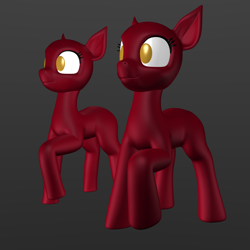 Size: 1500x1500 | Tagged: safe, artist:argos90, artist:sketchbookguy27, derpibooru import, 3d, pony base, prototype