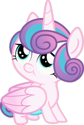 Size: 3000x4475 | Tagged: safe, artist:sollace, princess flurry heart, alicorn, pony, a flurry of emotions, .svg available, absurd resolution, baby, cute, diaper, flurrybetes, simple background, solo, transparent background, vector