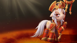 Size: 1920x1080 | Tagged: safe, artist:jeremywithlove, derpibooru import, earth pony, pony, fantasy class, female, heroes of the storm, mare, ponified, priest, priestess, sally whitemane, warcraft, world of warcraft