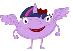 Size: 2300x1627 | Tagged: safe, artist:lonewolf3878, derpibooru import, twilight sparkle, twilight sparkle (alicorn), alicorn, betty bologna, crossover, not salmon, rocko's modern life, simple background, solo, transparent background, vector, wacky delly, wat