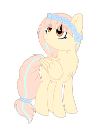 Size: 2000x2539 | Tagged: safe, artist:czywko, oc, oc only, oc:kiyomi, pegasus, pony, flower, rose, show accurate, simple background, solo, transparent background, vector