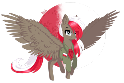 Size: 1280x856 | Tagged: safe, artist:ayoarts, oc, oc only, oc:poland, pegasus, pony, country, digital art, flying, solo