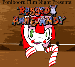 Size: 1000x900 | Tagged: safe, artist:daisyhead, oc, oc only, oc:flicker, pony, ponibooru film night, raggedy ann & andy a musical adventure, solo