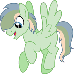 Size: 1246x1253 | Tagged: safe, artist:crystalponyart7669, derpibooru import, oc, oc only, oc:minty breeze, pegasus, pony, flying, looking down, male, simple background, solo, stallion, transparent background