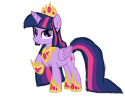 Size: 2500x2000 | Tagged: safe, artist:sodadoodle, derpibooru import, twilight sparkle, twilight sparkle (alicorn), alicorn, pony, clothes, crown, hoof shoes, older, older twilight, peytral, raised hoof, regalia, shoes, simple background, sodaverse, solo, transparent background