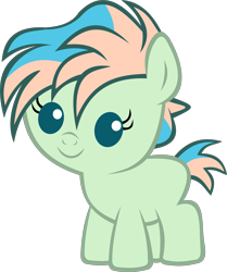 Size: 2521x3017 | Tagged: safe, artist:red4567, derpibooru import, coral currents, pony, the hearth's warming club, baby, baby pony, cute, female, filly, foal, simple background, transparent background, vector