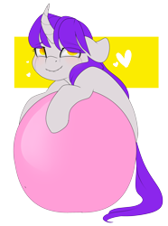 Size: 1280x1717 | Tagged: safe, artist:rue-willings, oc, oc only, pony, unicorn, ball, crying, curved horn, solo
