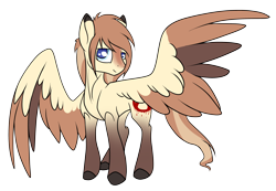 Size: 1280x884 | Tagged: safe, artist:asklevee, oc, oc only, pegasus, pony, colored wings, colored wingtips, simple background, solo, transparent background