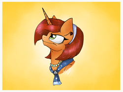 Size: 2048x1536 | Tagged: safe, artist:melonseed11, derpibooru import, stellar flare, pony, the parent map, bust, portrait, solo