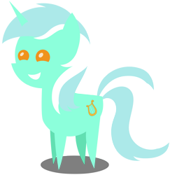 Size: 2849x2926 | Tagged: safe, artist:scourge707, lyra heartstrings, pony, unicorn, female, grin, mare, pointy ponies, simple background, smiling, solo, transparent background, vector