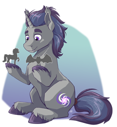 Size: 928x1000 | Tagged: safe, artist:thekuto, oc, oc only, oc:verlo streams, bathorse, sitting