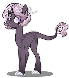 Size: 1000x1133 | Tagged: safe, artist:enifersuch, derpibooru import, oc, oc:gentee, dracony, hybrid, female, interspecies offspring, offspring, parent:rarity, parent:spike, parents:sparity, simple background, solo, transparent background