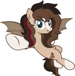 Size: 1600x1633 | Tagged: safe, artist:cirillaq, derpibooru import, oc, oc:ryolit, bat pony, pony, female, mare, simple background, solo, transparent background